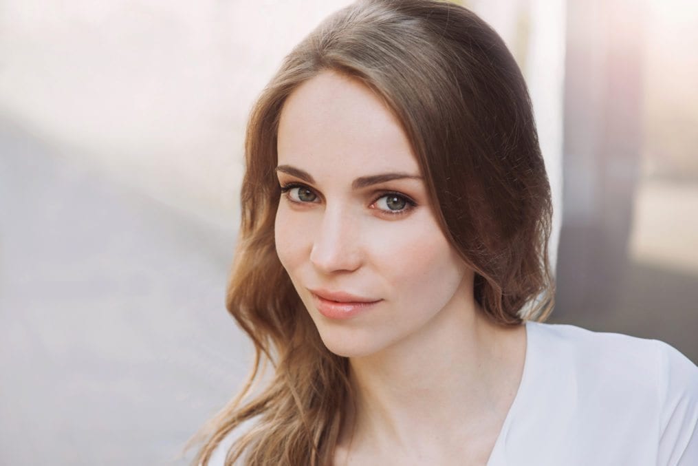 Woman with great skin