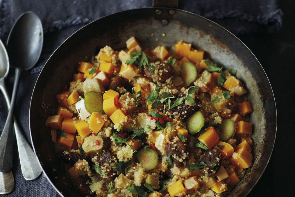 Rhubarb and Quinoa Stew
