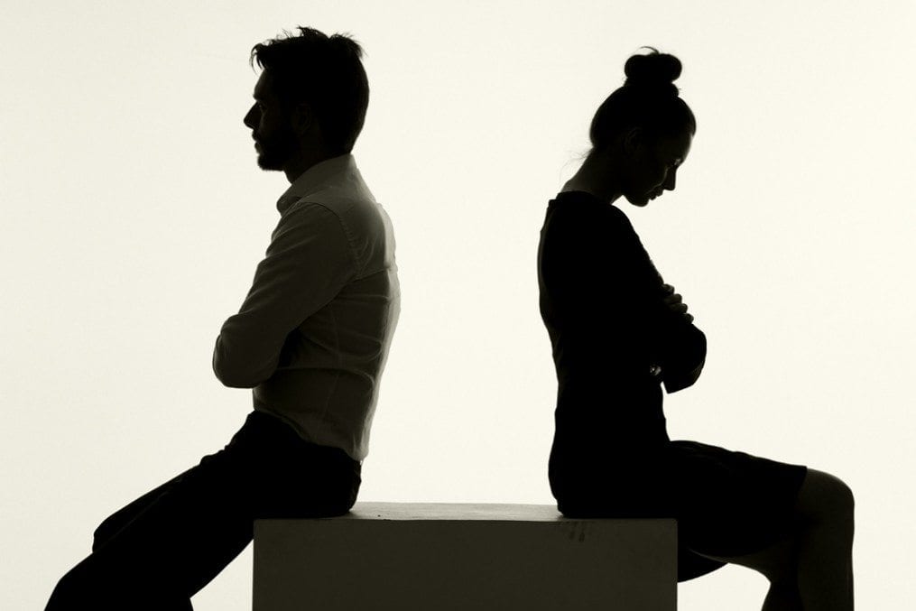 Couple arguing