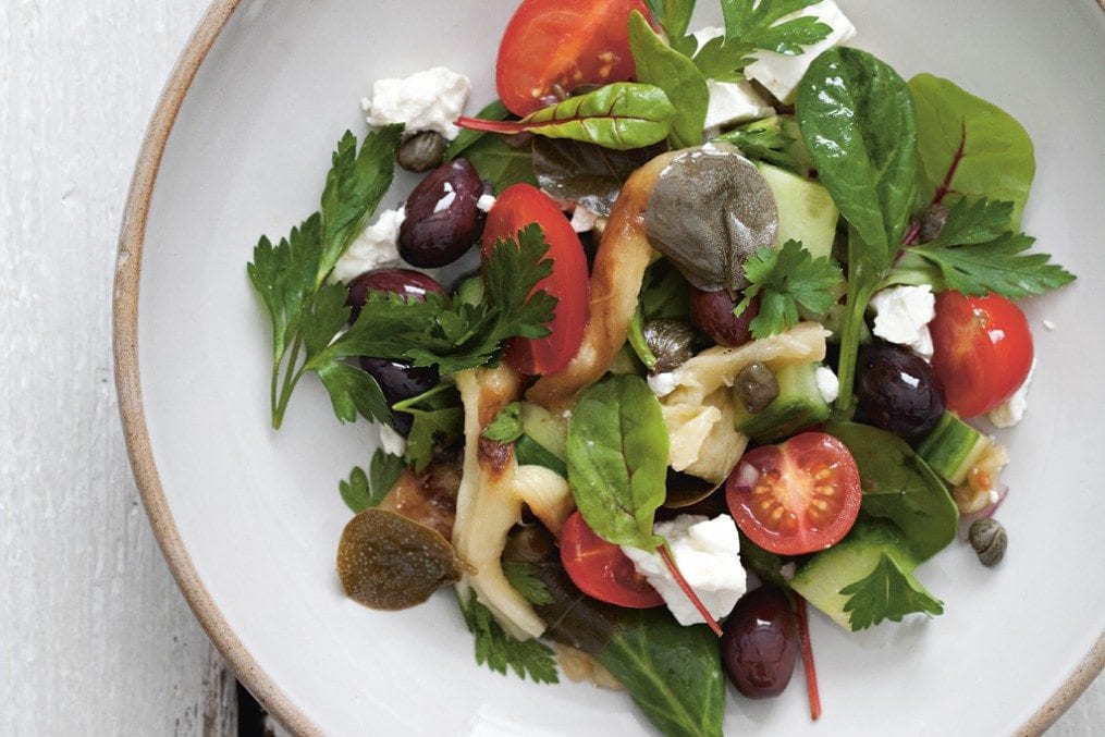 Roasted Aubergine and Capers