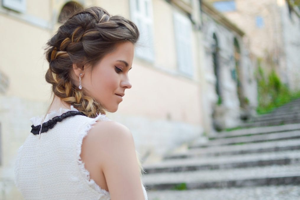 easy summer braid up-do hairstyles