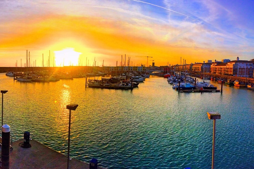 Brighton & Hove at sunset