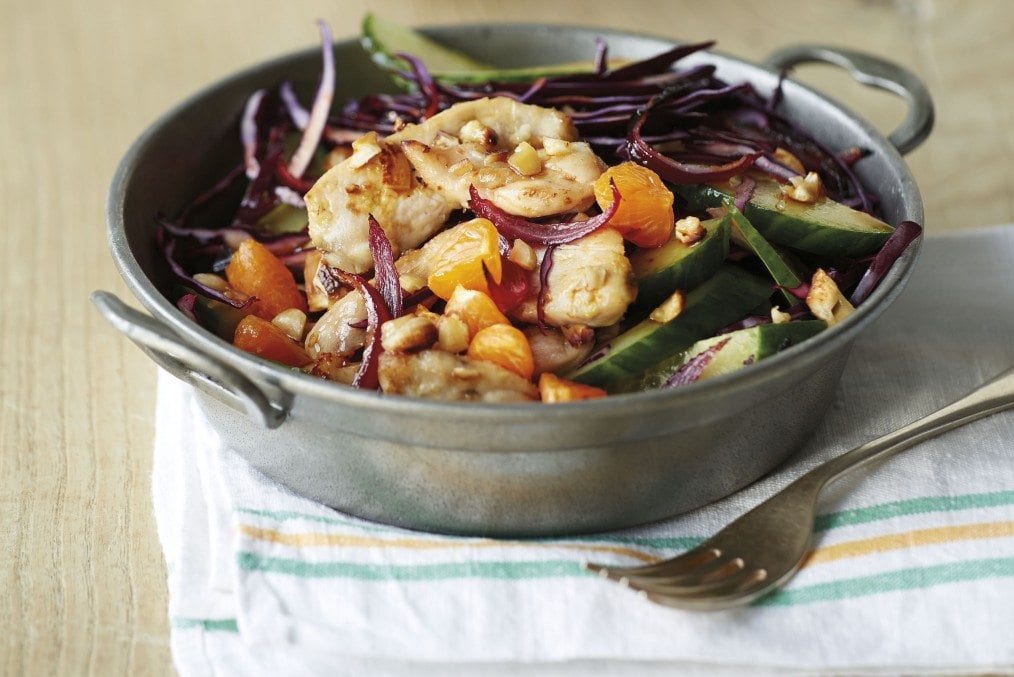 Chicken Salad with Mandarin and Cashews