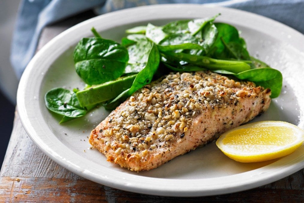 Hazelnut-crusted Salmon
