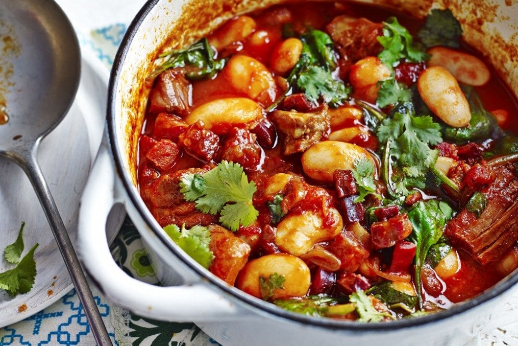 Chicken chorizo casserole