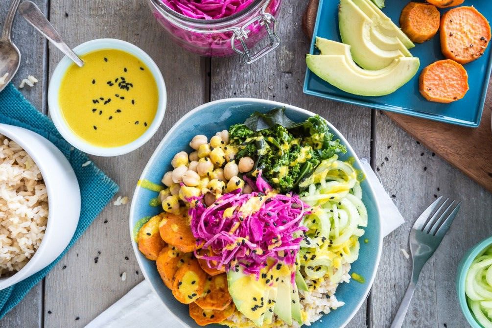 bowls of salad