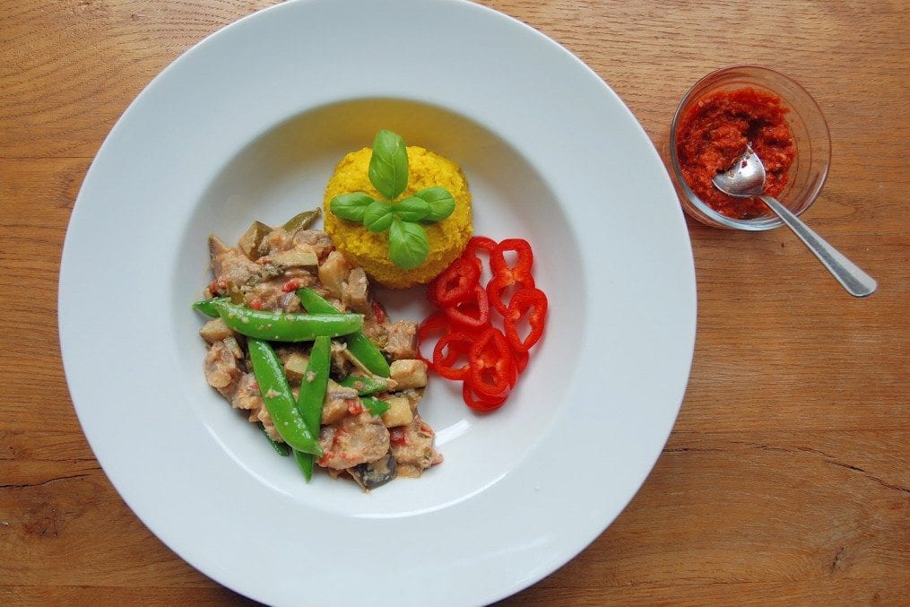 Vegetarian Red Thai Curry