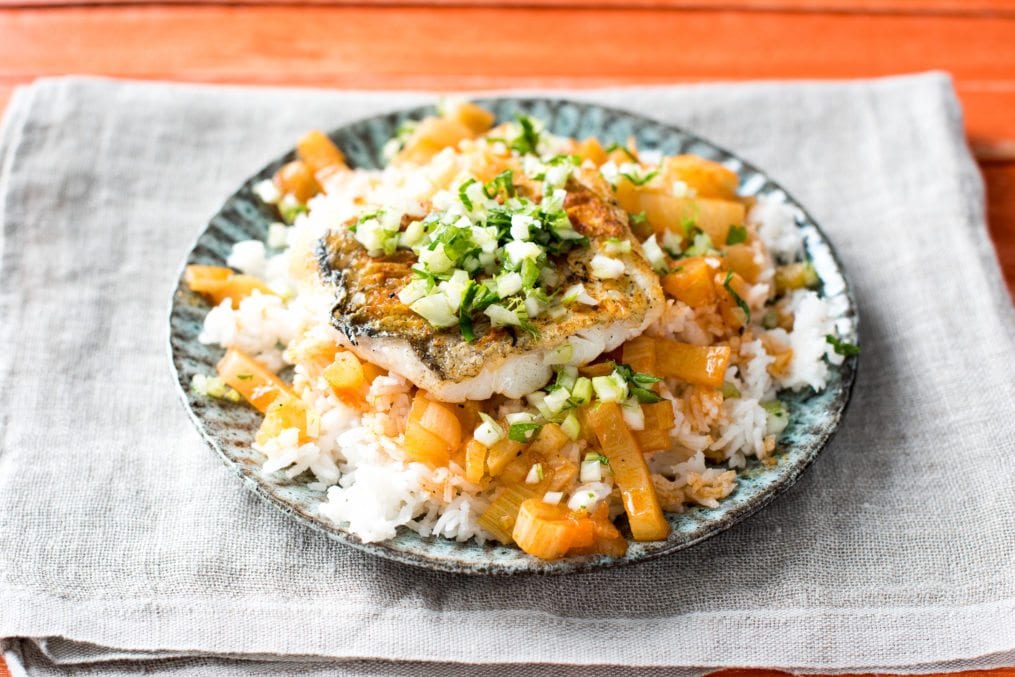 Pan Fried Paprika Cod and Fennel Moqueca