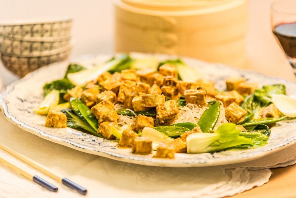 Oriental Tofu Rice Noodles
