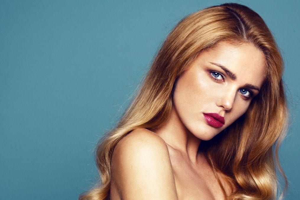 Woman with party-ready hair