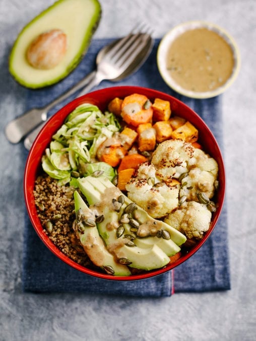 Roast Winter Veg & Quinoa Veggie Buddha Bowl