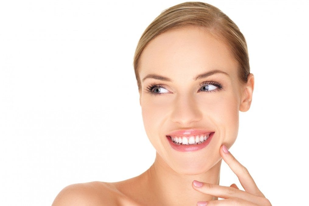 woman with nice teeth smiling