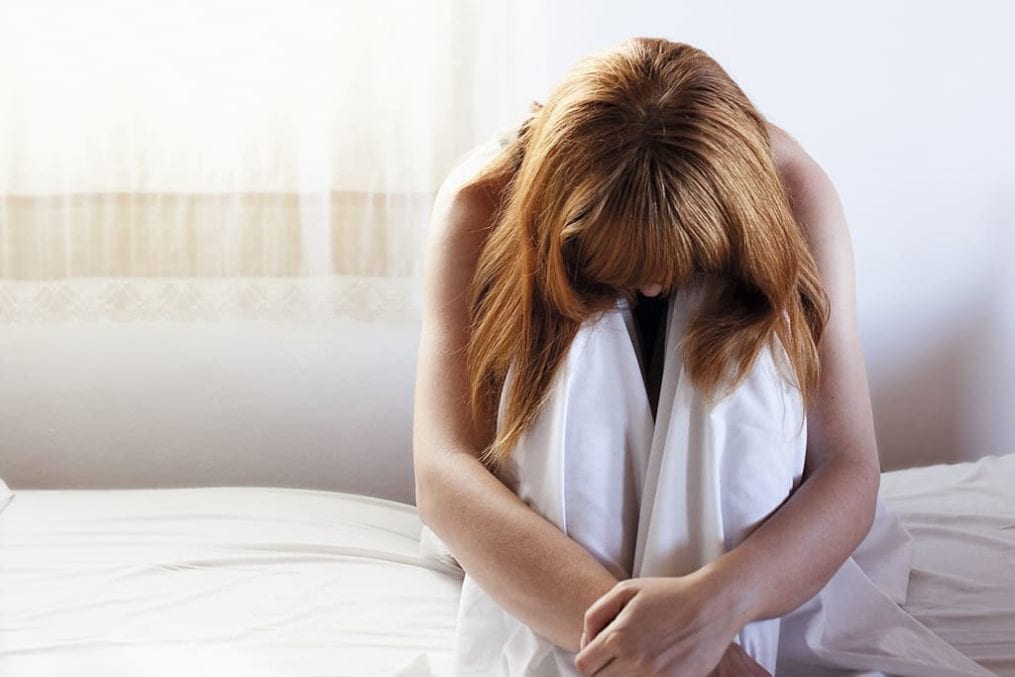 Stressed woman