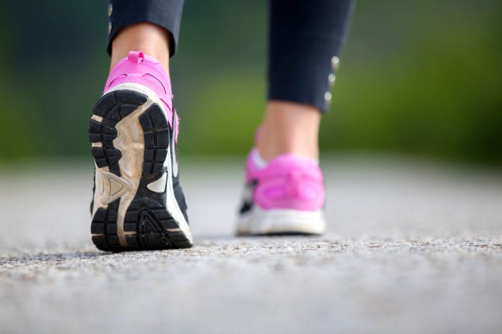 marathon runner feet