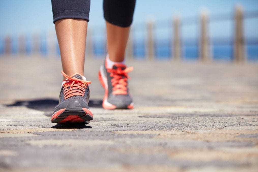 woman walking