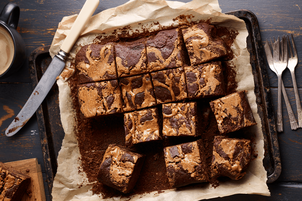 Vegan almond butter brownies
